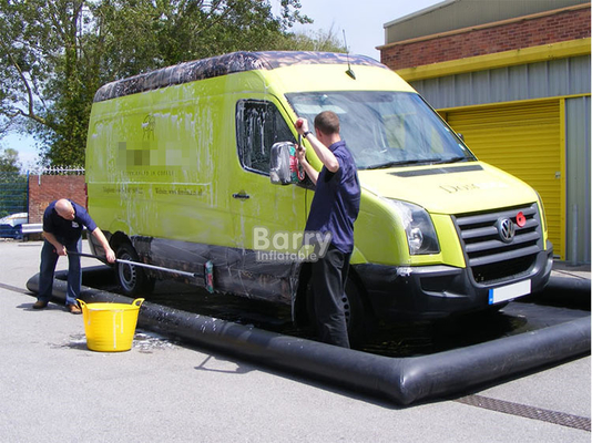 PVC-truck opblaasbare auto schoonmaakbed PVC-draagbare opblaasbare autoverwarming met waterrecapitalisatiesysteem