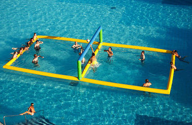 Het grappige Commerciële Opblaasbare Aqua-Hof van het Park Opblaasbare Volleyball voor Water